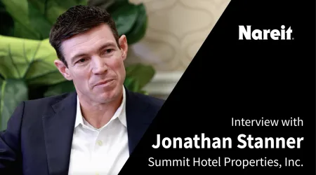 Jonathan Stanner, president and chief executive officer of Summit Hotel Properties